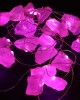 Ακατέργαστοι λίθοι - Φωτάκια Πολύτιμων Λίθων Ροζ Χαλαζίας USB - Rose Quartz Για το σαλόνι
